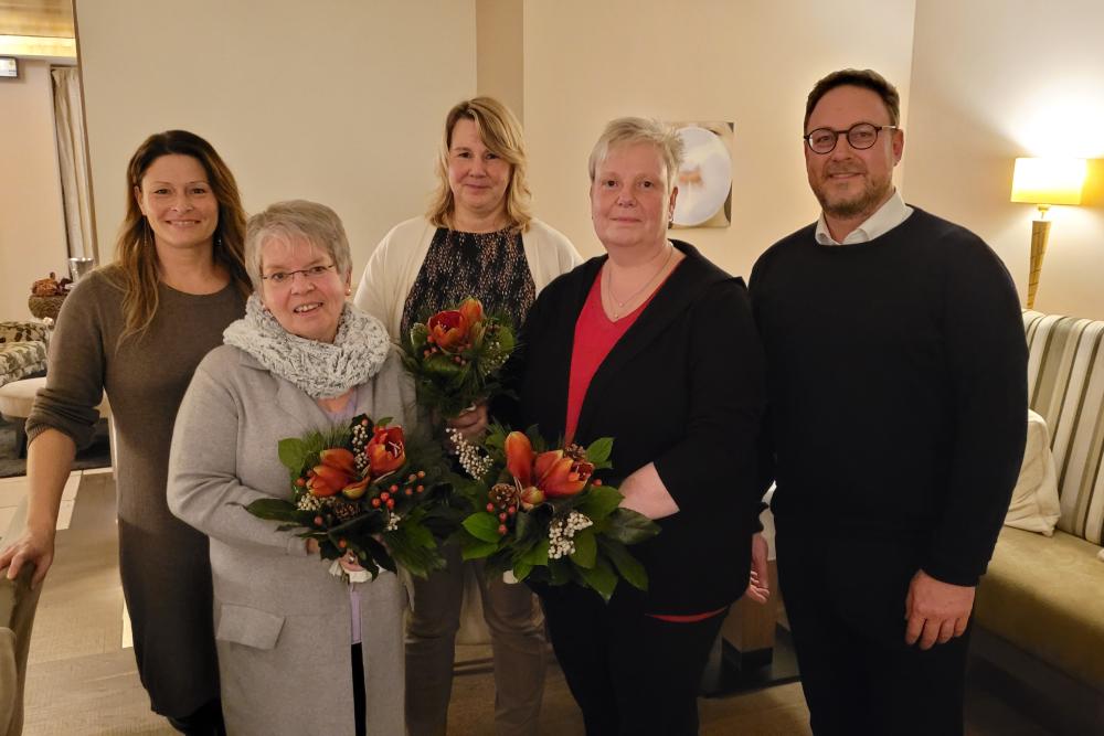 Sabrina Koch, Bernadette Bathen, Claudia Schäfer, Carola Padberg, Andreas Rohde