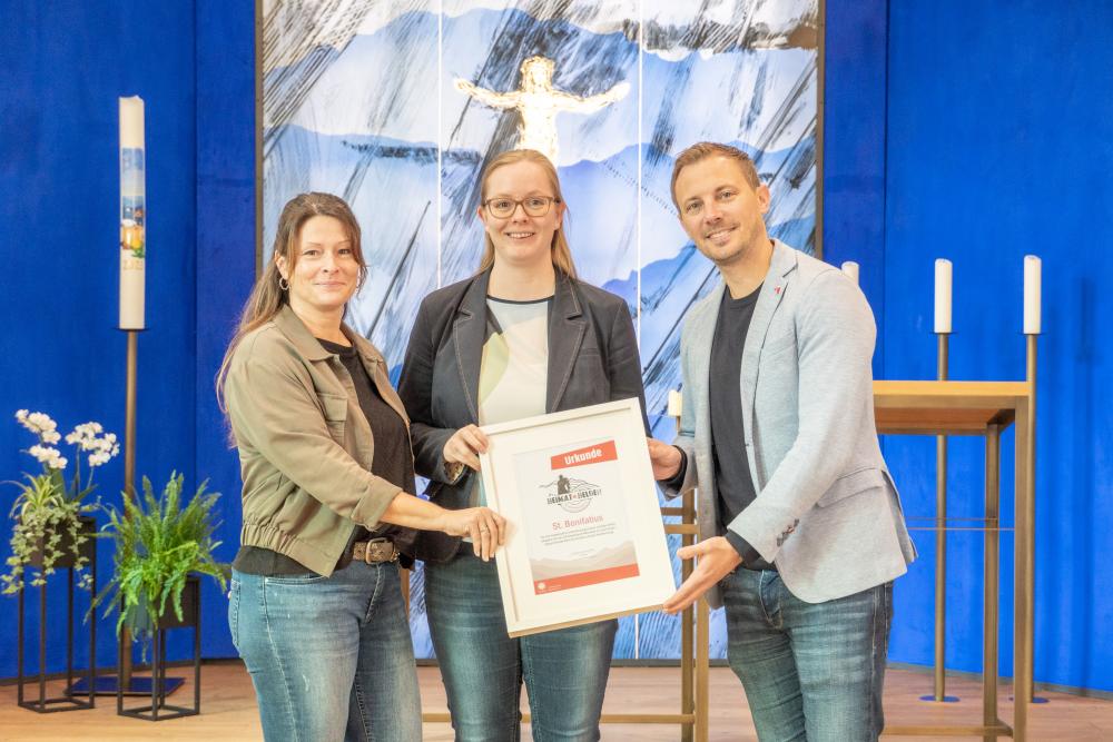 Sabrina Koch, Tagungsleiterin, Anna Mühlberger, stellv. Direktorin, Dominik Hansmeier, Vorstand Caritasverband Meschede e. V.