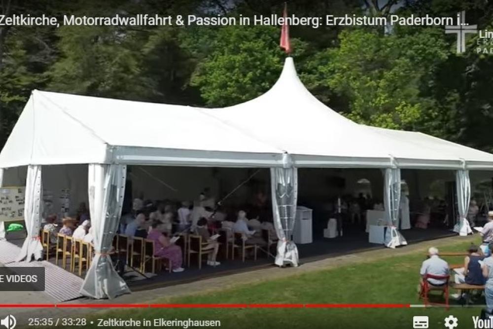 Zeltkirche bei Libori TV